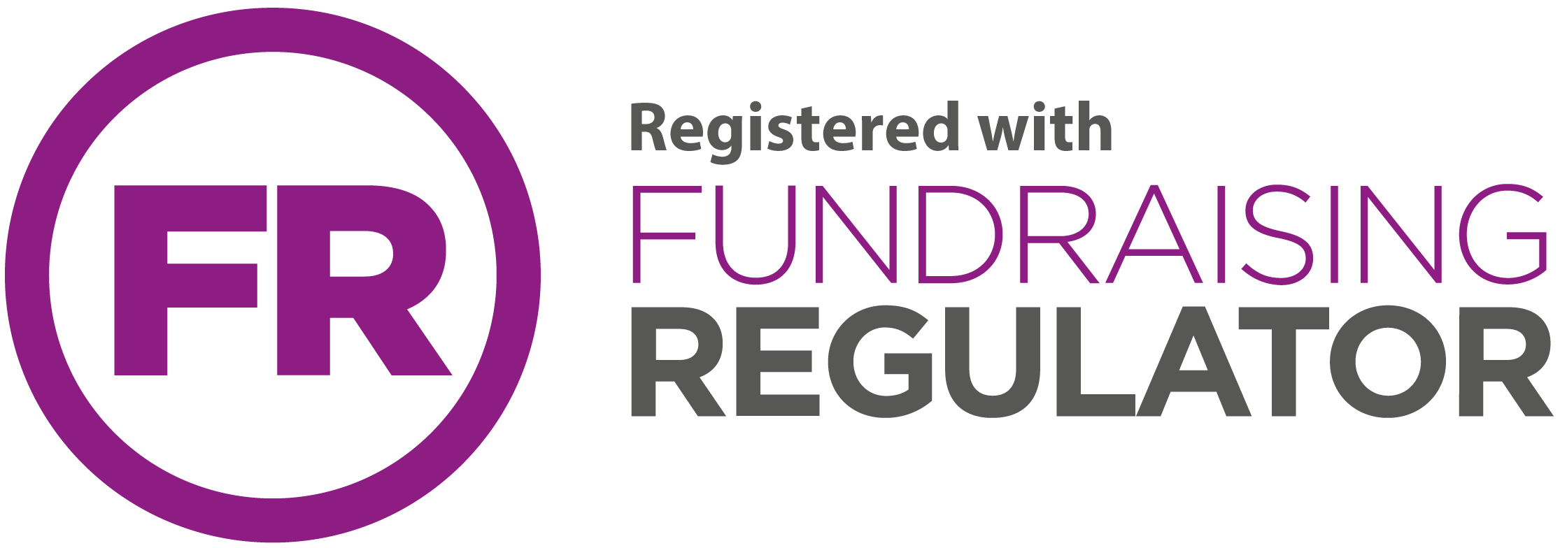 registered with Fundraising Regulator